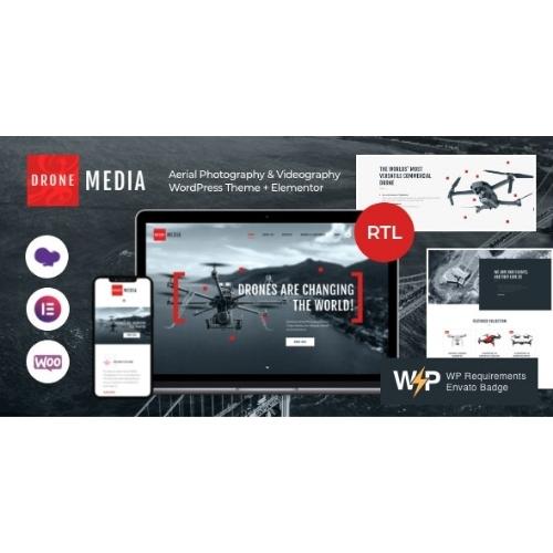 Drone Media | Aerial Photography & Videography WordPress Theme