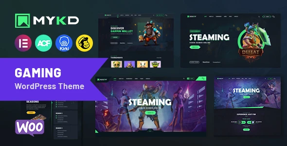 MYKD – eSports and Gaming NFT WordPress Theme